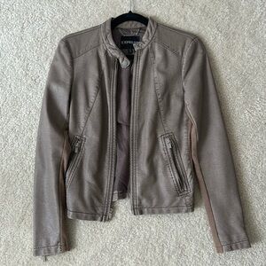 Express Faux Leather Moto Jacket